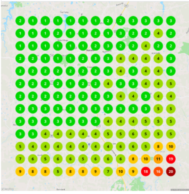 Geo-grid latest scan for drain cleaning, August 2026
