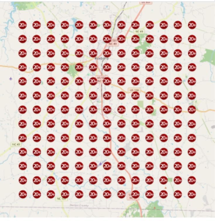 Geo-grid baseline scan for drain cleaning, July 2025