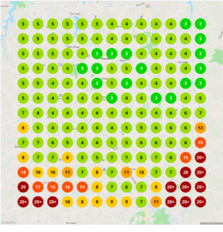 Geo-grid latest scan for electricians, August 2026