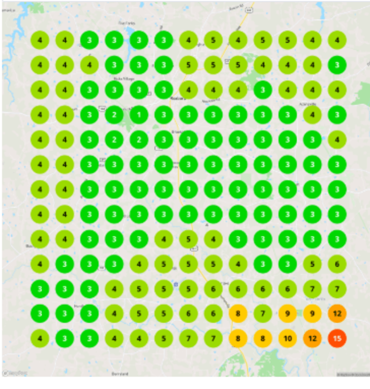 Geo-grid latest scan for furnace repair, August 2026