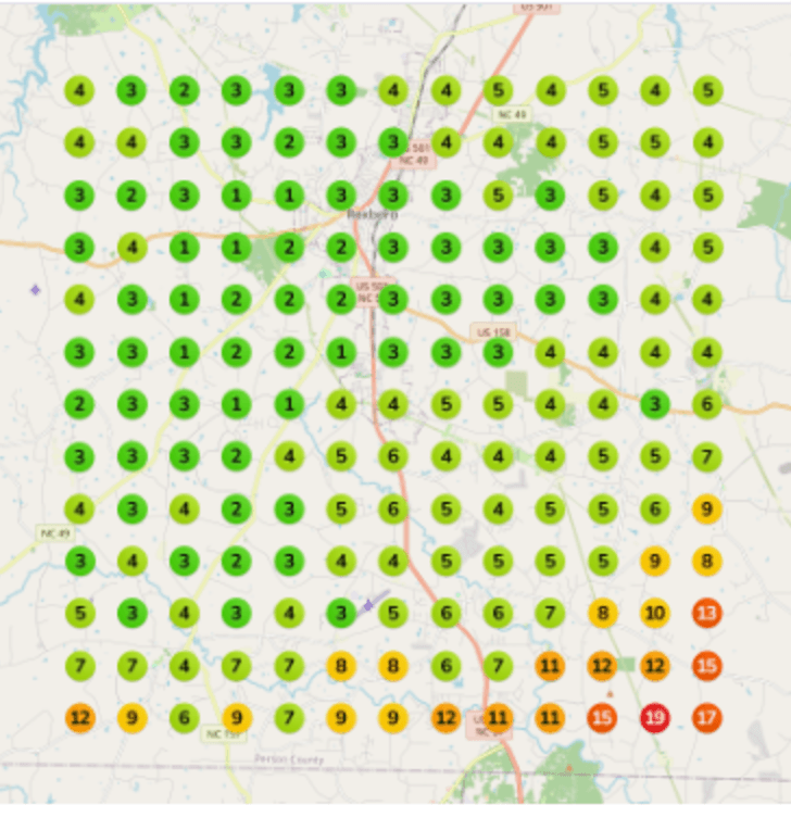 Geo-grid baseline scan for furnace repair, July 2025