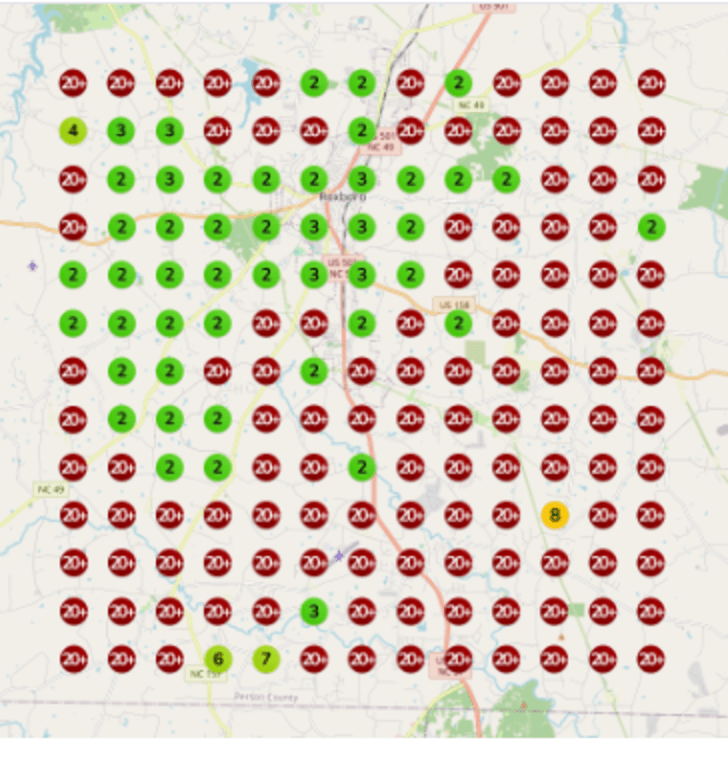 Geo-grid baseline scan for plumbers, July 2025